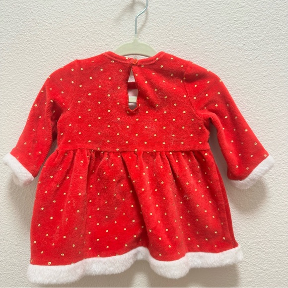 4/$20 Baby girl Rudolph the Red Nose Reindeer Christmas dress - Picture 4 of 9